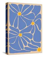 Retro Flower Print II-Dariia Khotenko-Stretched Canvas