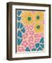 Retro Flower Print VI-Dariia Khotenko-Framed Photographic Print