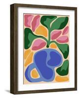 Retro Flower Print VIII-Dariia Khotenko-Framed Photographic Print