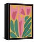 Retro Flower Print-Dariia Khotenko-Framed Stretched Canvas