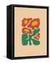 Retro Flower Print-Dariia Khotenko-Framed Stretched Canvas