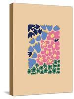 Retro Flower Print-Dariia Khotenko-Stretched Canvas