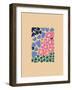 Retro Flower Print-Dariia Khotenko-Framed Photographic Print