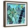 Retro Flowers-Wyanne-Framed Giclee Print