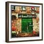 Retro French Street Cafe-Salvatore Elia-Framed Photographic Print