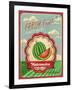 Retro Fresh Food Poster Design-Catherinecml-Framed Art Print