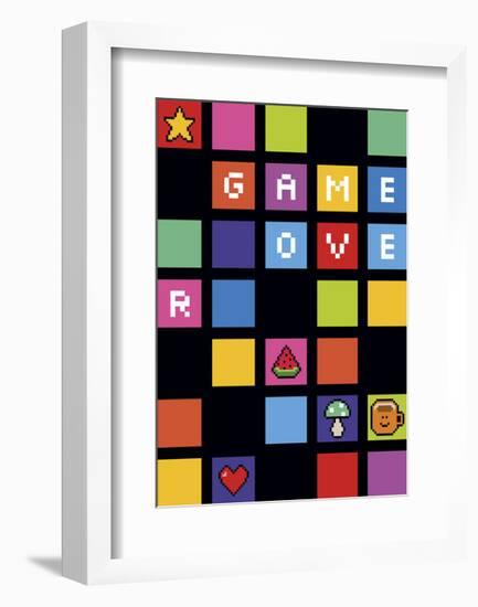 Retro Games - Over-Tom Frazier-Framed Giclee Print