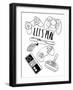 Retro Gaming-Milli Villa-Framed Art Print