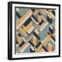 Retro Geometric City-pashabo-Framed Photographic Print