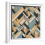 Retro Geometric City-pashabo-Framed Photographic Print