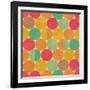 Retro Geometric Pattern-Victoria Kalinina-Framed Art Print