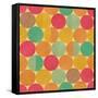 Retro Geometric Seamless Pattern With Seamless Texture-Heizel-Framed Stretched Canvas