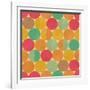 Retro Geometric Seamless Pattern With Seamless Texture-Heizel-Framed Art Print