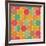 Retro Geometric Seamless Pattern With Seamless Texture-Heizel-Framed Art Print