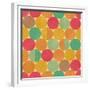 Retro Geometric Seamless Pattern With Seamless Texture-Heizel-Framed Premium Giclee Print