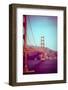 Retro Golden Gate-Sonja Quintero-Framed Photographic Print