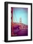 Retro Golden Gate-Sonja Quintero-Framed Photographic Print