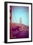 Retro Golden Gate-Sonja Quintero-Framed Photographic Print