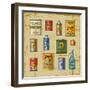 Retro Grocery Set-Oleg Iatsun-Framed Art Print