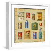 Retro Grocery Set-Oleg Iatsun-Framed Art Print