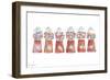 Retro Gumball Machines-Lisa Katharina-Framed Giclee Print