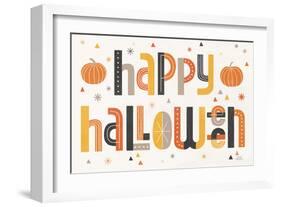 Retro Halloween I-Laura Marshall-Framed Premium Giclee Print