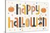 Retro Halloween I-Laura Marshall-Stretched Canvas