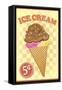 Retro Ice Cream-null-Framed Stretched Canvas