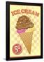 Retro Ice Cream-null-Framed Poster