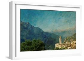 Retro Image of a Pastoral Scene-nagib-Framed Premium Giclee Print