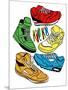 Retro Kicks Colored-Milli Villa-Mounted Art Print