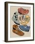 Retro Kicks Mute Colored-Milli Villa-Framed Art Print