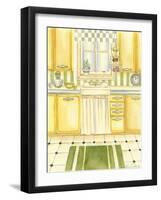 Retro Kitchen I-Chariklia Zarris-Framed Art Print