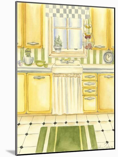 Retro Kitchen I-Chariklia Zarris-Mounted Art Print