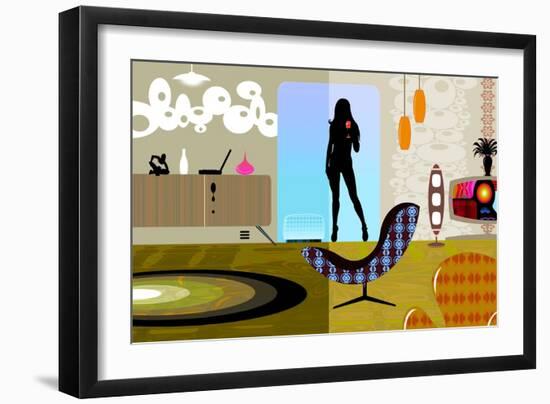 Retro Lifestyle XXXIX-Fernando Palma-Framed Giclee Print