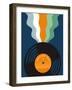 Retro Mixtape & Vinyl III-Laura Marr-Framed Art Print