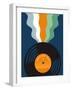 Retro Mixtape & Vinyl III-Laura Marr-Framed Art Print