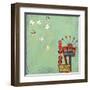 Retro Motel-Jan Weiss-Framed Art Print