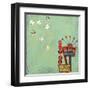 Retro Motel-Jan Weiss-Framed Art Print