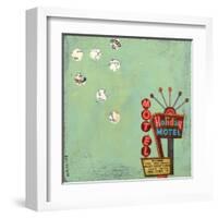 Retro Motel-Jan Weiss-Framed Art Print