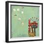 Retro Motel-Jan Weiss-Framed Art Print