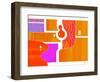 Retro Nouveau Background XLIII-Fernando Palma-Framed Giclee Print