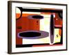 Retro Nouveau Background XLIV-Fernando Palma-Framed Giclee Print