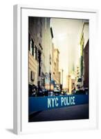 Retro Nyc Crime Scene-Mr Doomits-Framed Photographic Print