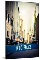 Retro Nyc Crime Scene-Mr Doomits-Mounted Photographic Print