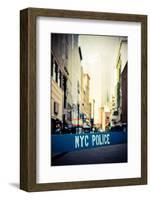 Retro Nyc Crime Scene-Mr Doomits-Framed Photographic Print