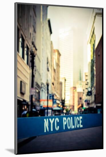 Retro Nyc Crime Scene-Mr Doomits-Mounted Photographic Print