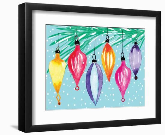 Retro Ornaments-Sara Berrenson-Framed Art Print