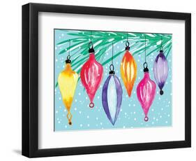 Retro Ornaments-Sara Berrenson-Framed Art Print