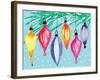 Retro Ornaments-Sara Berrenson-Framed Art Print